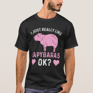 Camiseta capybar, bebê recém-nascido bonitinho, da Capybara