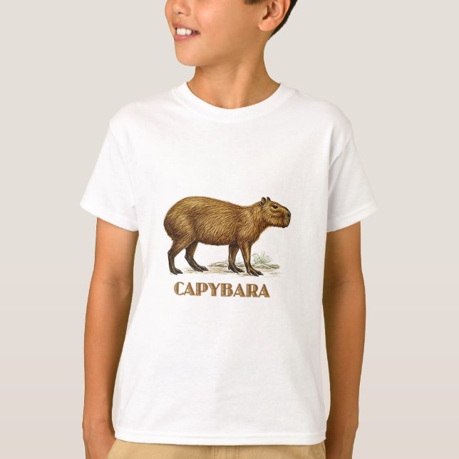 Camiseta capybara (Frente)