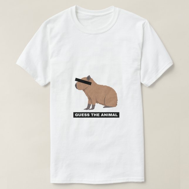 Camiseta Capybara (Frente do Design)
