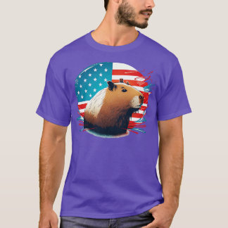 Camiseta Capybara 4 de julho