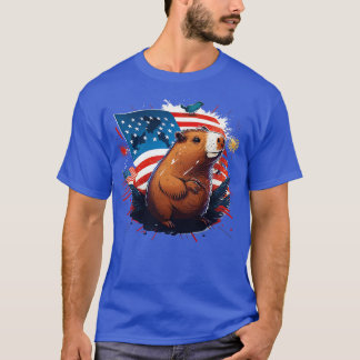 Camiseta Capybara 4 de julho
