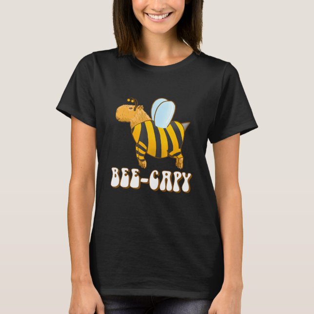 Camiseta Capybara, a capa da abelha (Frente)