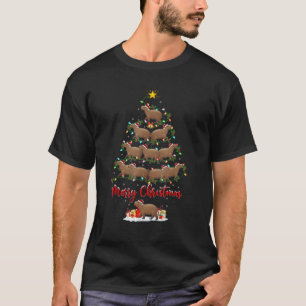 Camiseta Capybara Amante de os animais Matching Papais noei