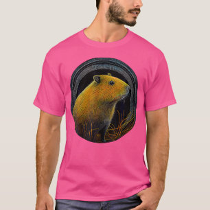 Camiseta Capybara Amante de os animais Wildlife Capybaras