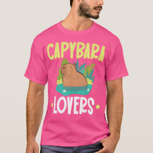 Camiseta Capybara Amava Mulheres Engraçadas Que Amam Capyba