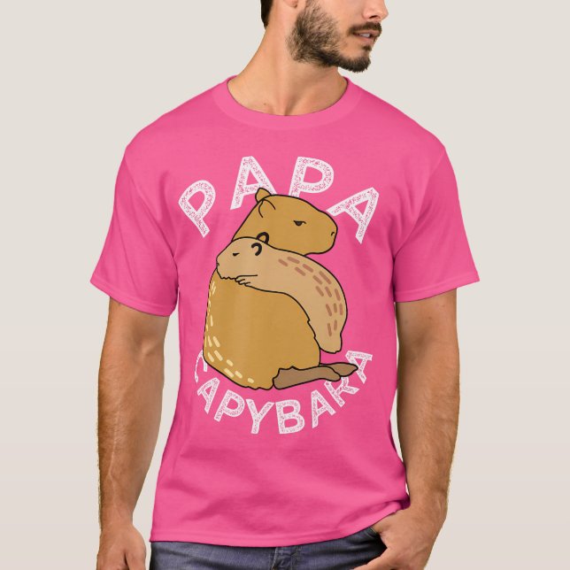 Camiseta Capybara Animais Pet Papa Capybara (Frente)