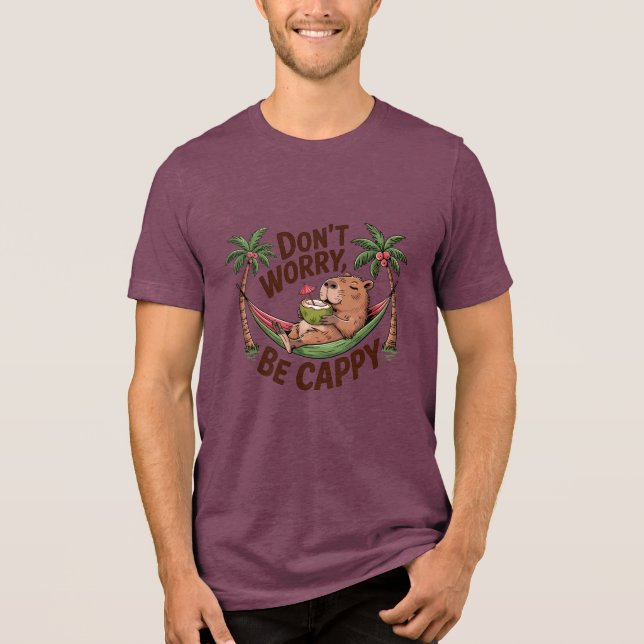 Camiseta Capybara Be Happy (Frente)