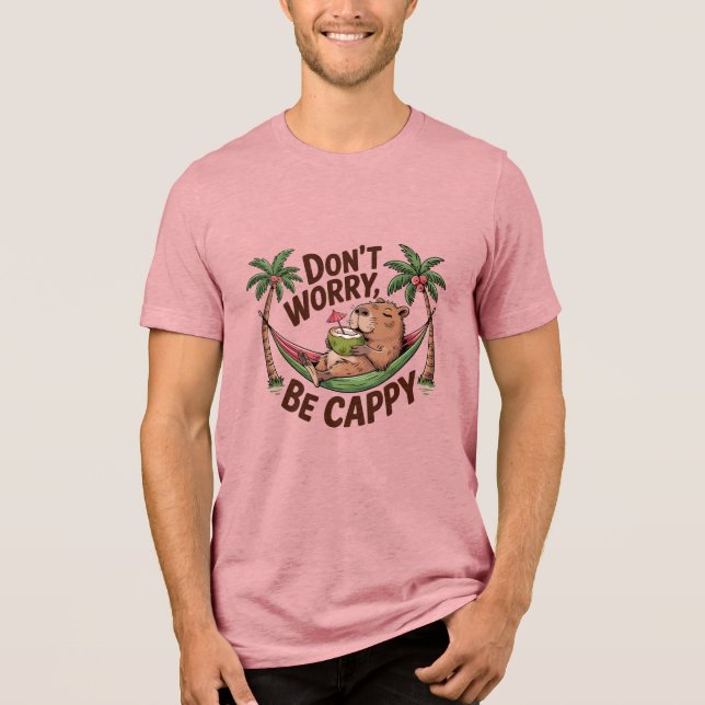 Camiseta Capybara Be Happy (Frente)