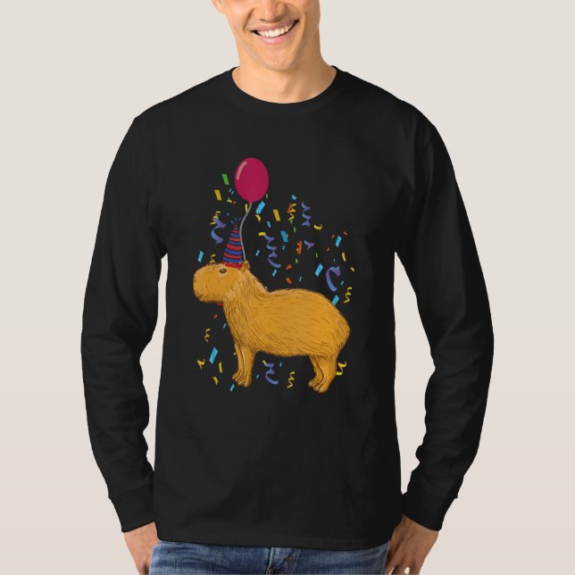 Camiseta Capybara Birthday (Frente)