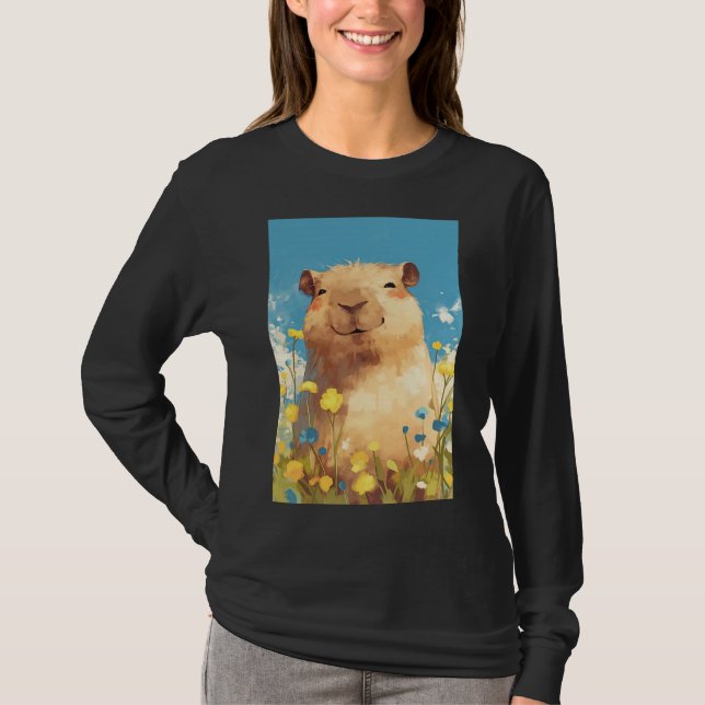 Camiseta Capybara Bliss (Frente)