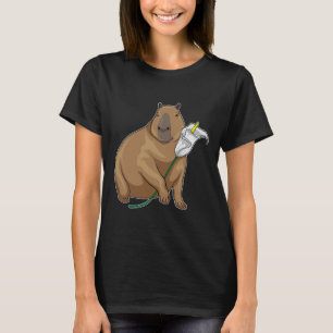 Camiseta Capybara Calendula Flower