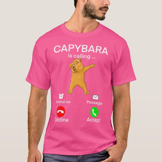 Camiseta Capybara Calling (Frente)