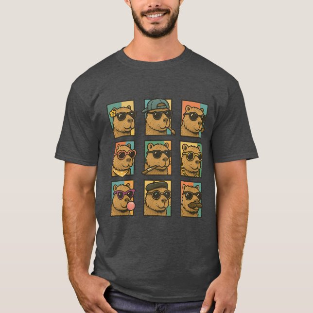Camiseta Capybara Calm Crew (Frente)