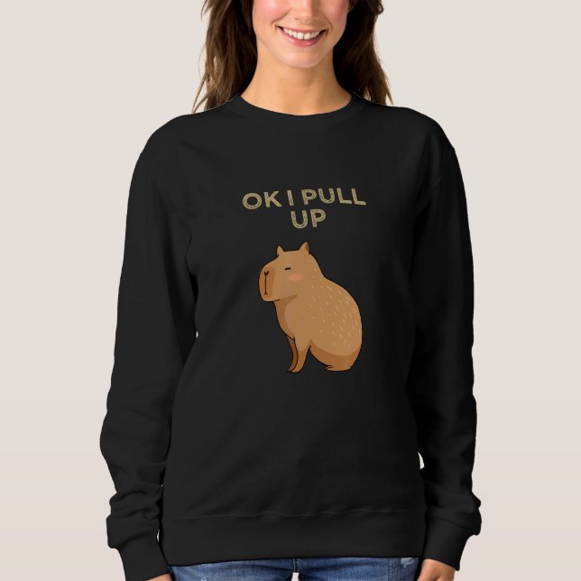 Camiseta Capybara  Capybaraok I Pull Up Capybara  Capybara (Frente)