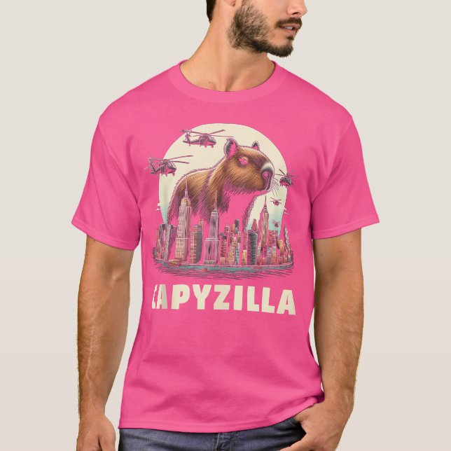 Camiseta Capybara Capyzilla Funny Cute Capybara (Frente)