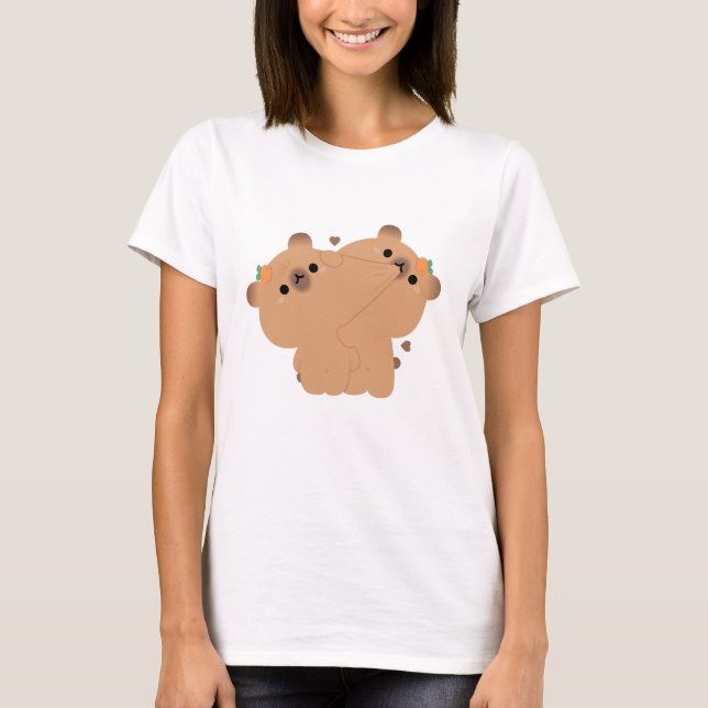 Camiseta Capybara Casal (Frente)
