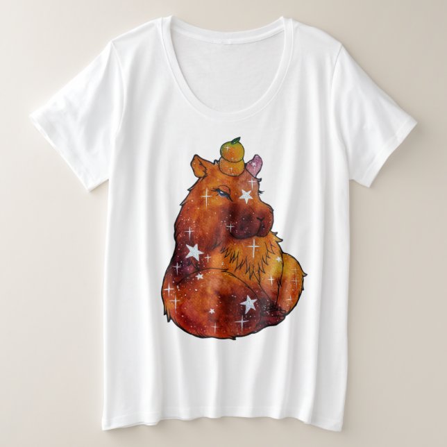 Camiseta Capybara chamada Dream (Frente do Design)