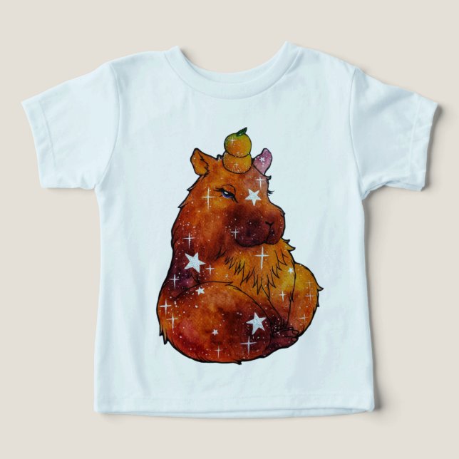 Camiseta Capybara chamada Dream (Design frontal)