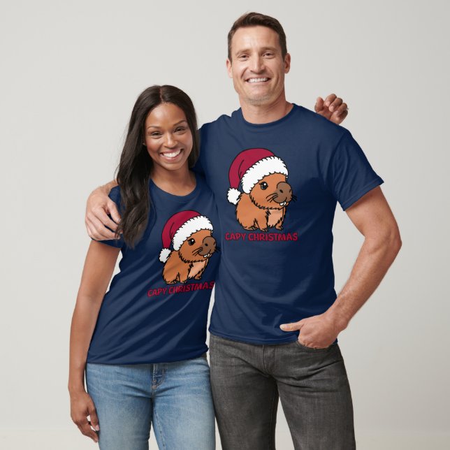 Camiseta Capybara Christmas (Unissex)