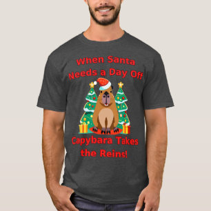 Camiseta Capybara Christmas 2