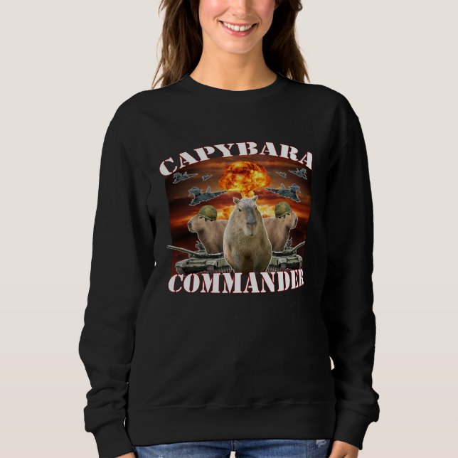 Camiseta Capybara Commander  Capybara Warrior (Frente)