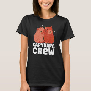 Camiseta Capybara Crew Animal Rodent Capybaras