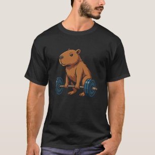 Camiseta Capybara Deadelevador u2013 Funny Weightelevation 