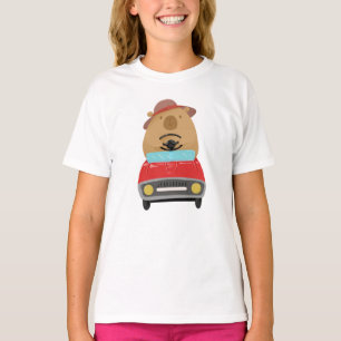 Camiseta Capybara Driving