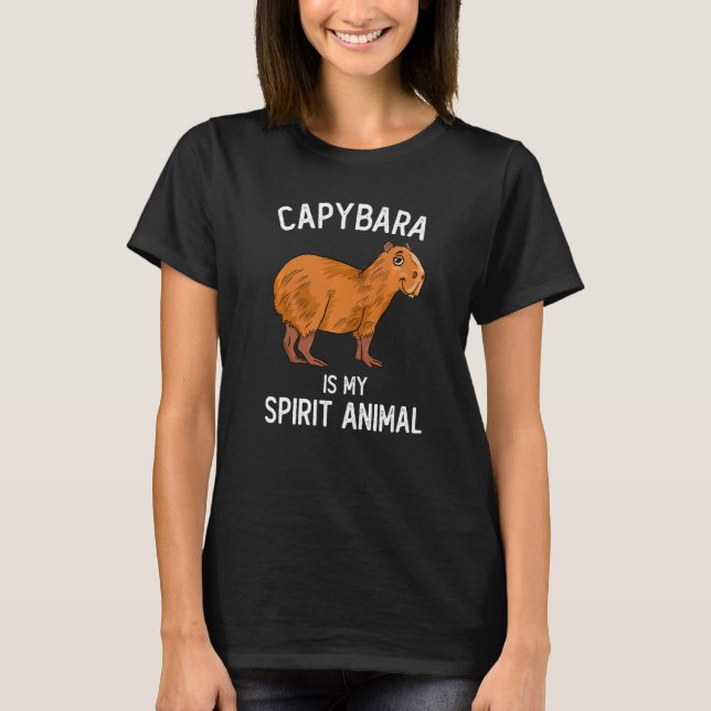 Camiseta Capybara É A Minha Espírito, Capybara (Frente)
