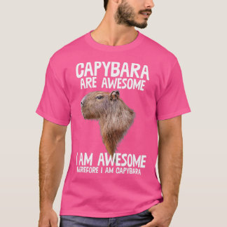 Camiseta Capybara É Incrível Por Isso Sou Capibara Funny H