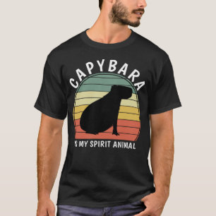 Camiseta Capybara É O Meu Animal Espirituoso
