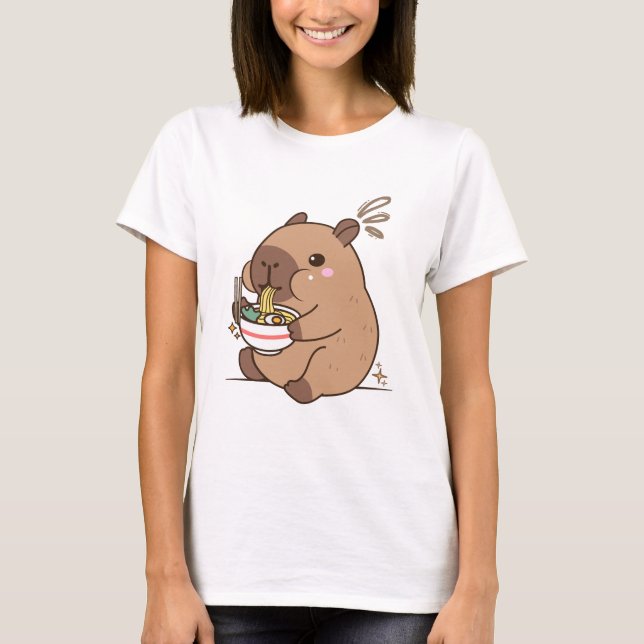 Camiseta Capybara Funny Amantes de os animais (Frente)