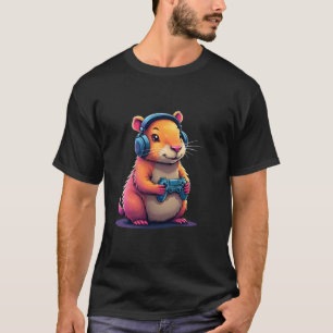 Camiseta Capybara Funny Videos games Capybara Videos games