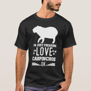 Camiseta Capybara Giant Rodent Design Para Amantes De Carpi