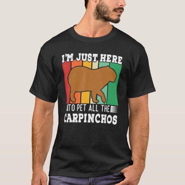 Camiseta Capybara Giant Rodent Para Carpinchos 1 (Frente)