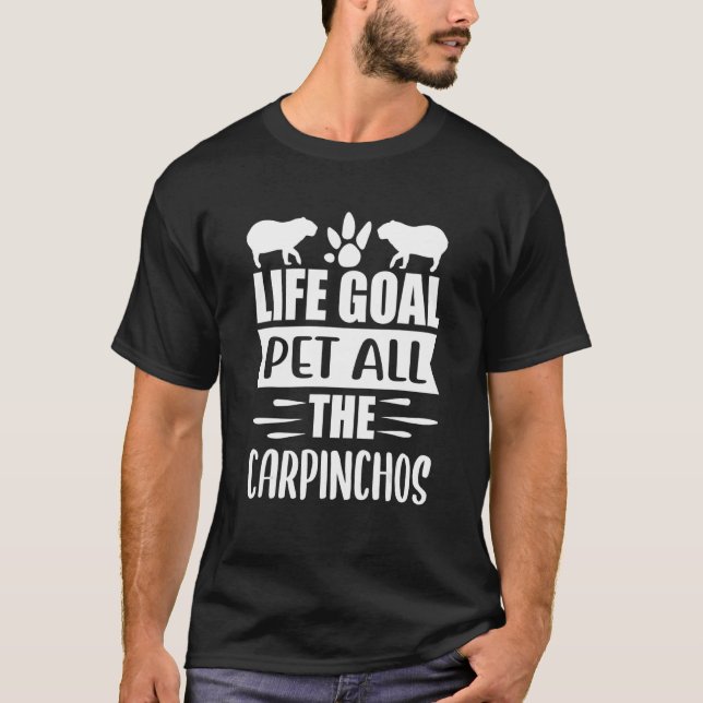 Camiseta Capybara Giant Rodent Para Carpinchos 11 (Frente)