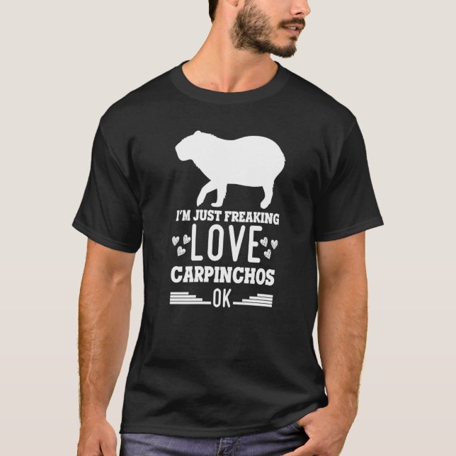 Camiseta Capybara Giant Rodent Para Carpinchos 22 (Frente)