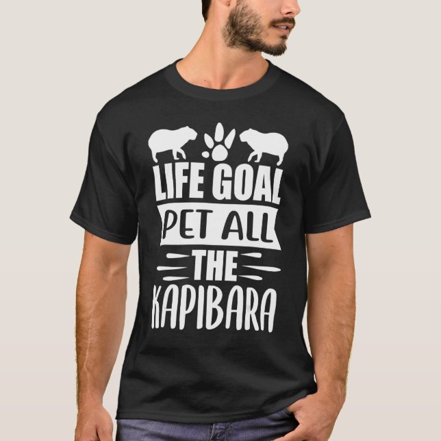 Camiseta Capybara Giant Rodent Para Kapibara 7 (Frente)