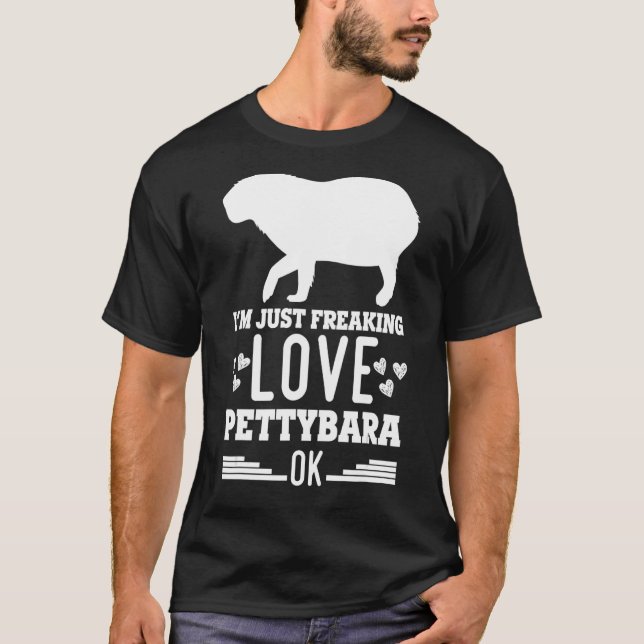 Camiseta Capybara Giant Rodent Para Pettybara (Frente)