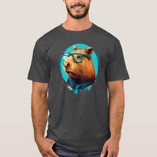Camiseta Capybara Hipster