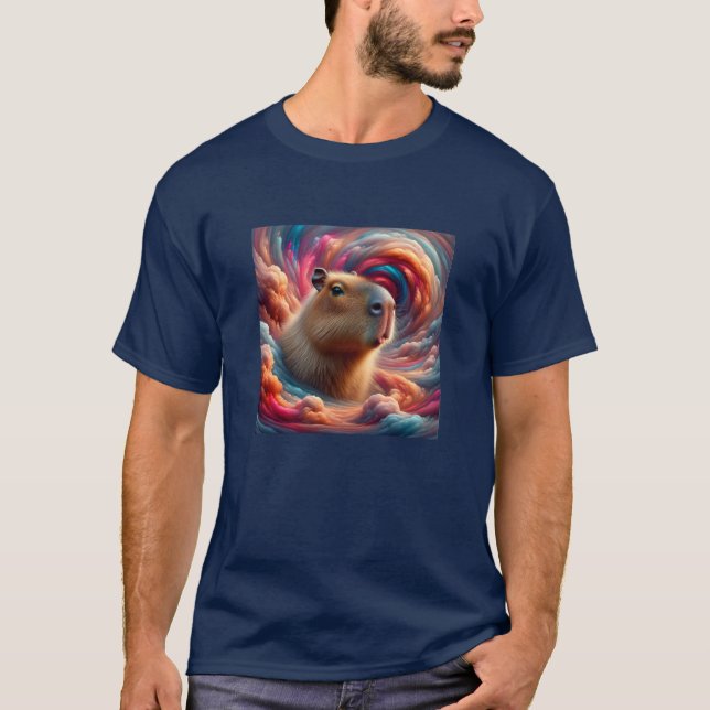Camiseta Capybara in the clouds (Frente)