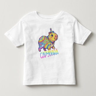 Camiseta Capybara Kid Core Colorful Art Y2Ktype