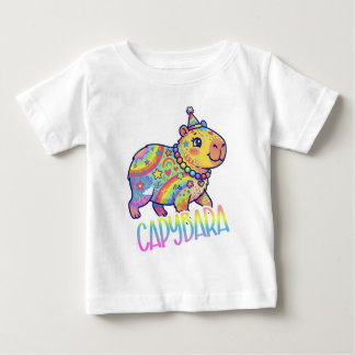 Camiseta Capybara Kid Core Colorful Art Y2Ktype