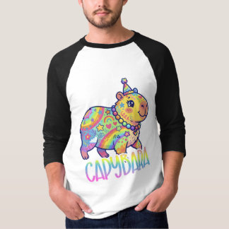 Camiseta Capybara Kid Core Colorful Art Y2Ktype