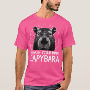Camiseta Capybara Libere Seu Interior Capybara