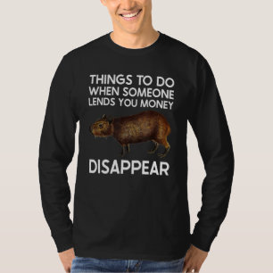 Camiseta Capybara Lover Cute Capibara Rodent Amante de os a