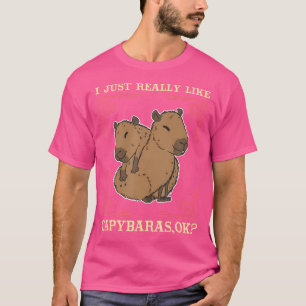 Camiseta Capybara Lover Cute Capybaras Rodent Animal Capyba