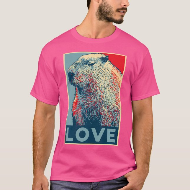 Camiseta Capybara Lover Funny Cute Capybara (Frente)