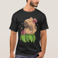 Capybara Luau Dancing Hawaii Vacina Roupas Raparig