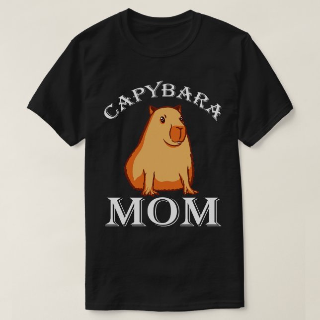 Camiseta Capybara Mãe (Frente do Design)